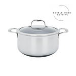 Cookcell Casserole 24CM — Double-Sided Non-Stick Ceramic Coating