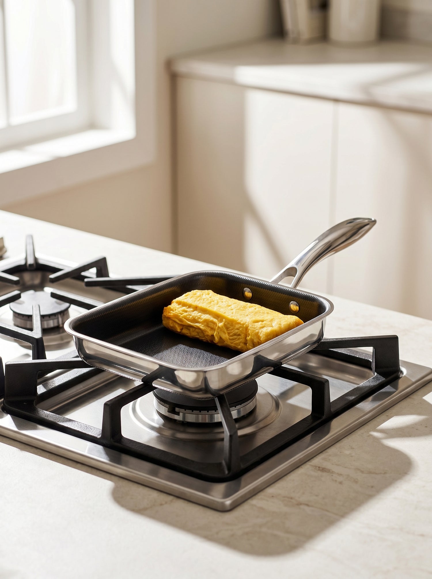 Cookcell Egg Roll Pan 15CM — Double-Sided Non-Stick Ceramic Coating