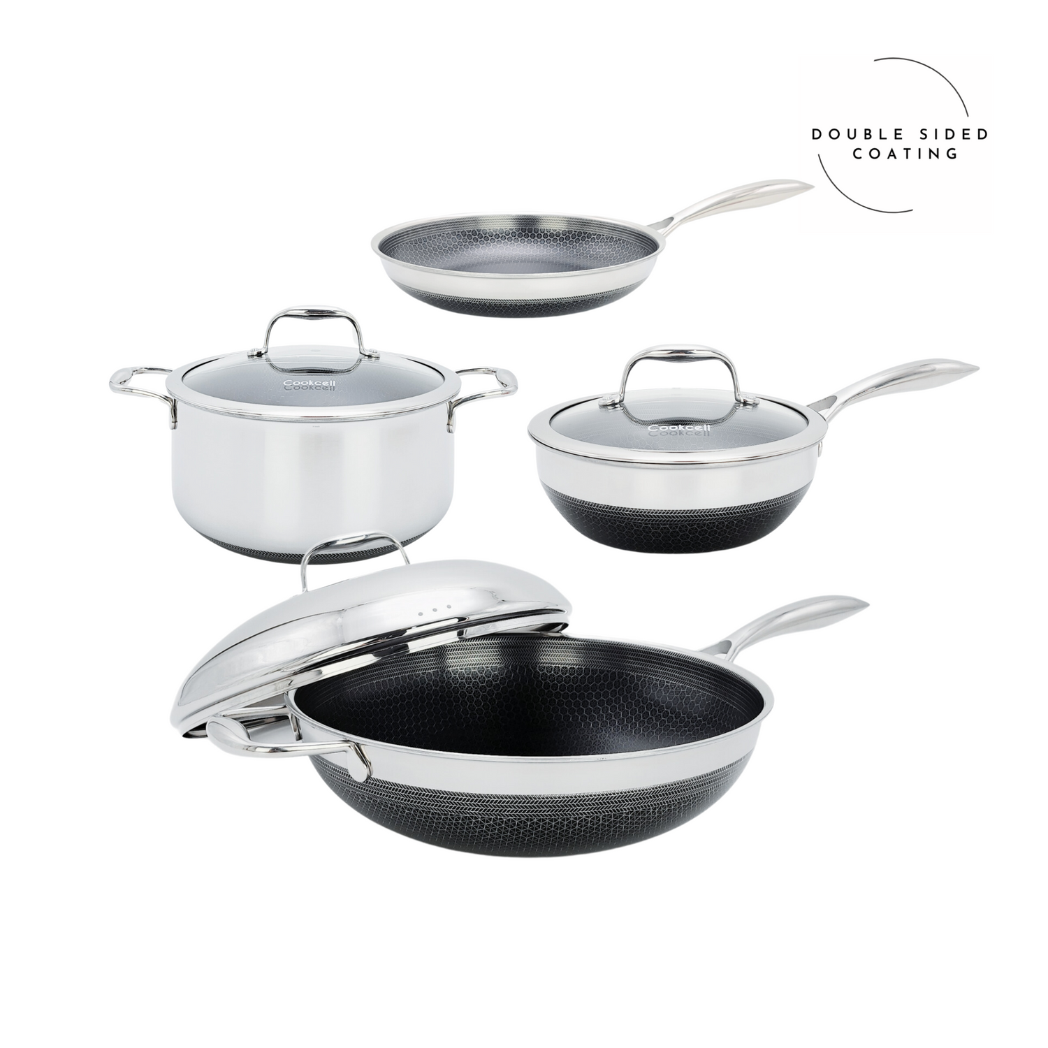 Cookcell Family 7-Piece Cookware Set