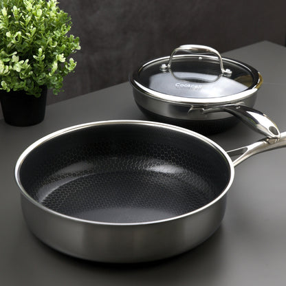 Cookcell Saute Pan — Double-Sided Non-Stick Ceramic Coating