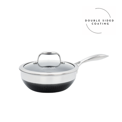 Cookcell Wokpan 20CM/24CM — Double-Sided Non-Stick Ceramic Coating