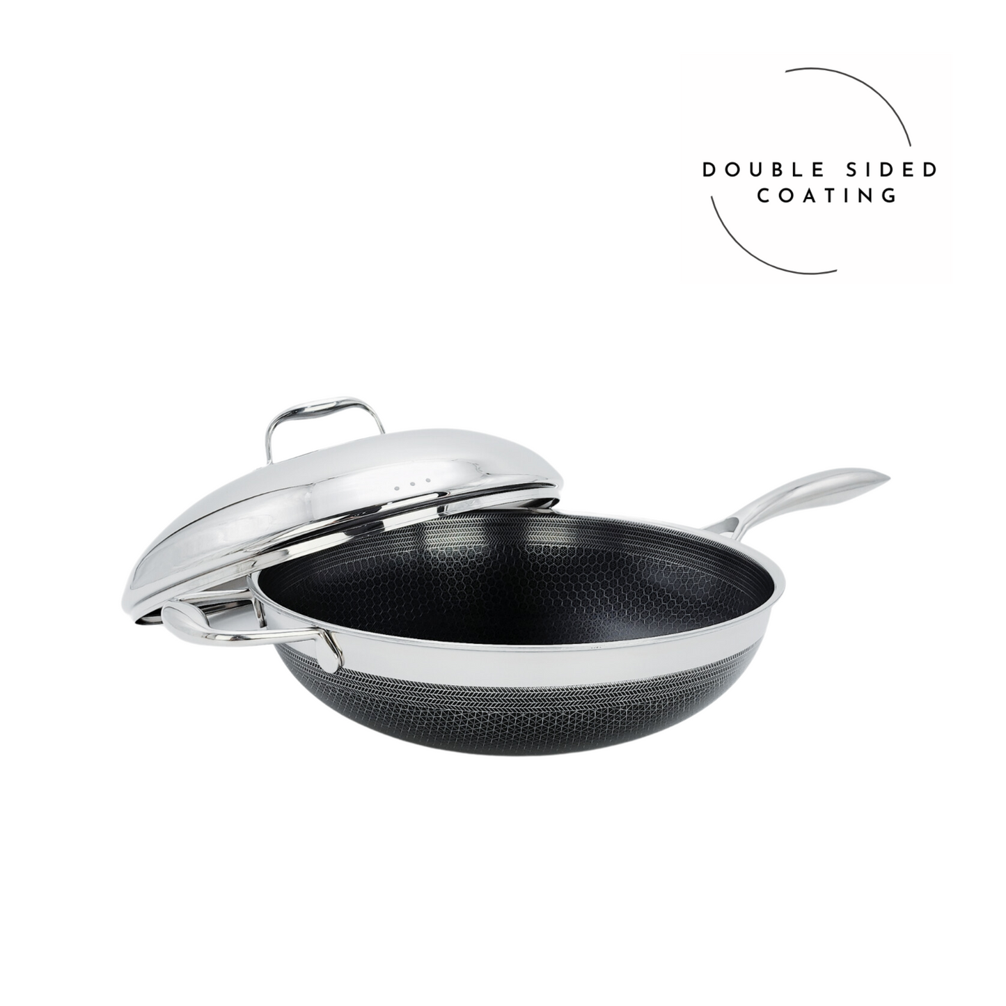 Cookcell Wokpan 28CM/30CM — Double-Sided Non-Stick Ceramic Coating