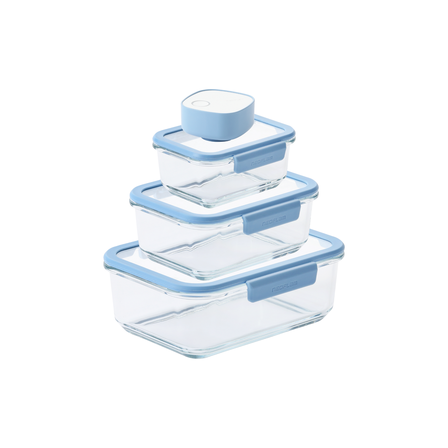 [SG61 Deals] Neoflam Vacu Seal Borosilicate Glass Storage Containers