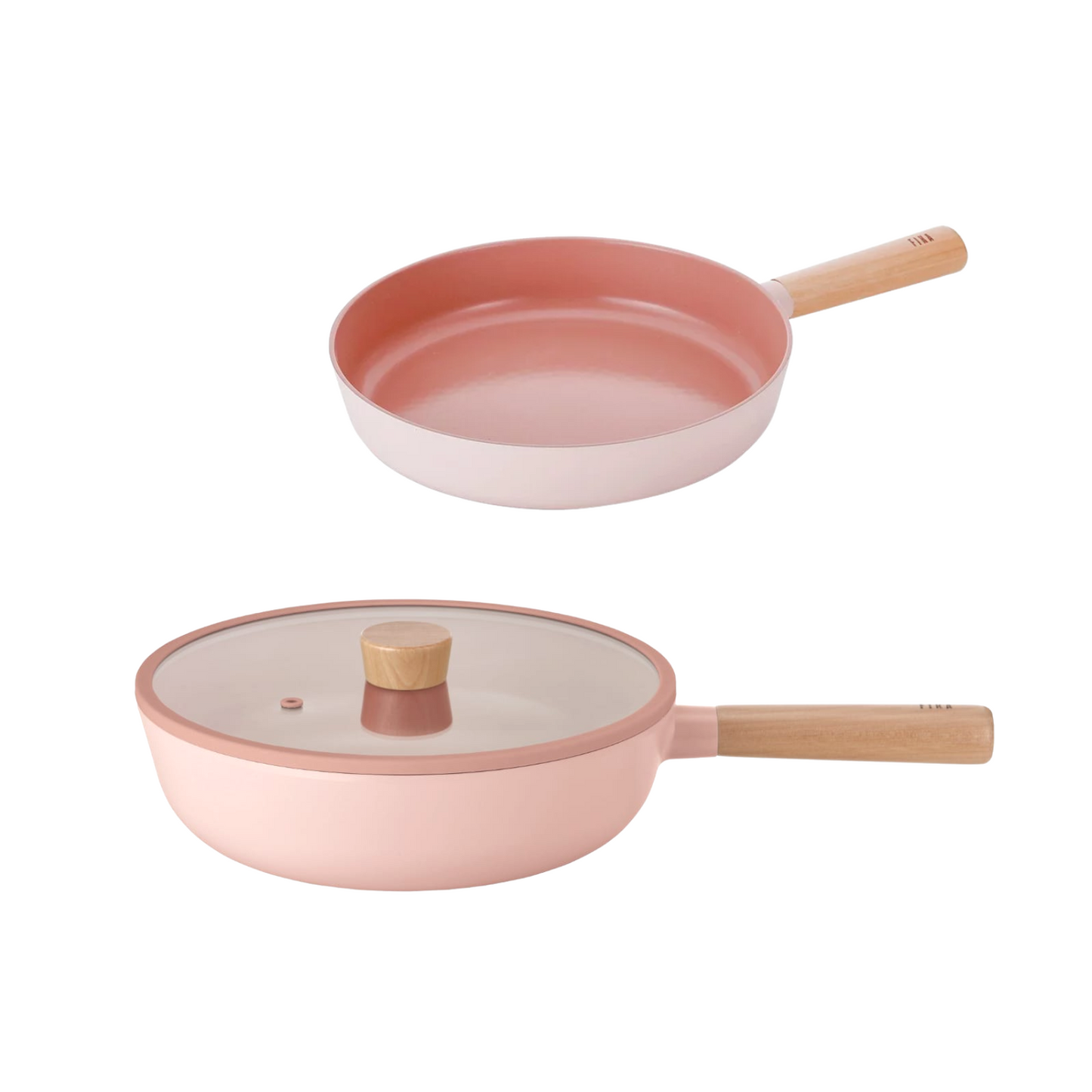 Neoflam FIKA Pink 3-Piece Cookware Set